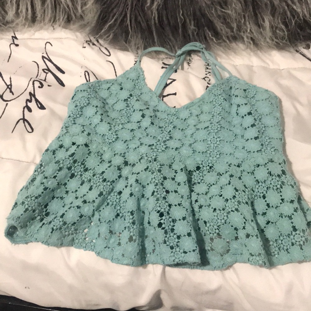 Forever 21 blue shirt